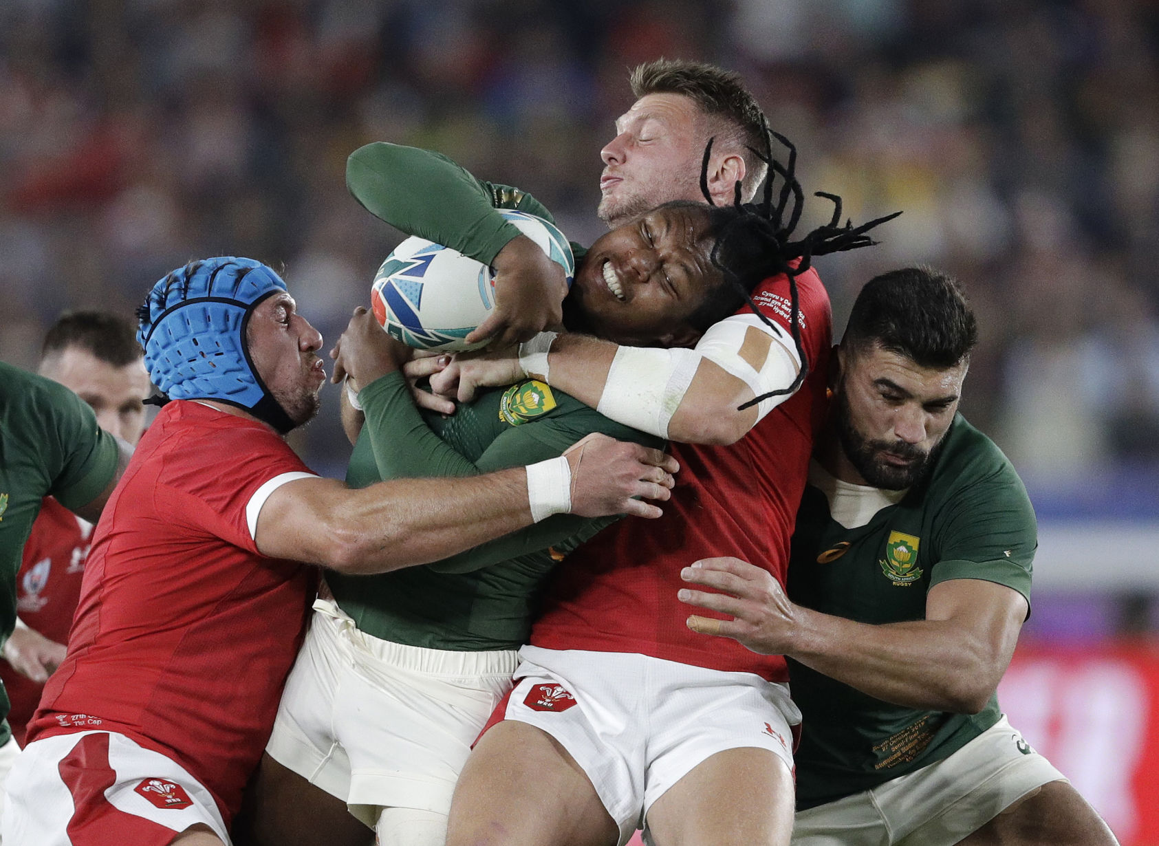 APTOPIX Japan Rugby WCup Wales South Africa